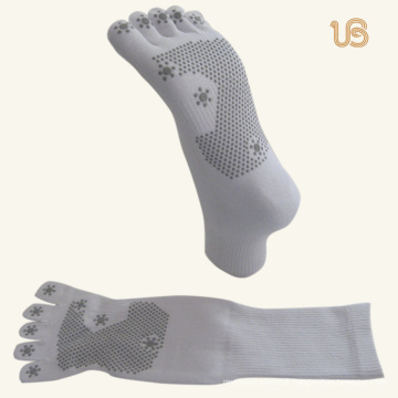 Chaussette de yoga antidérapante aux orteils